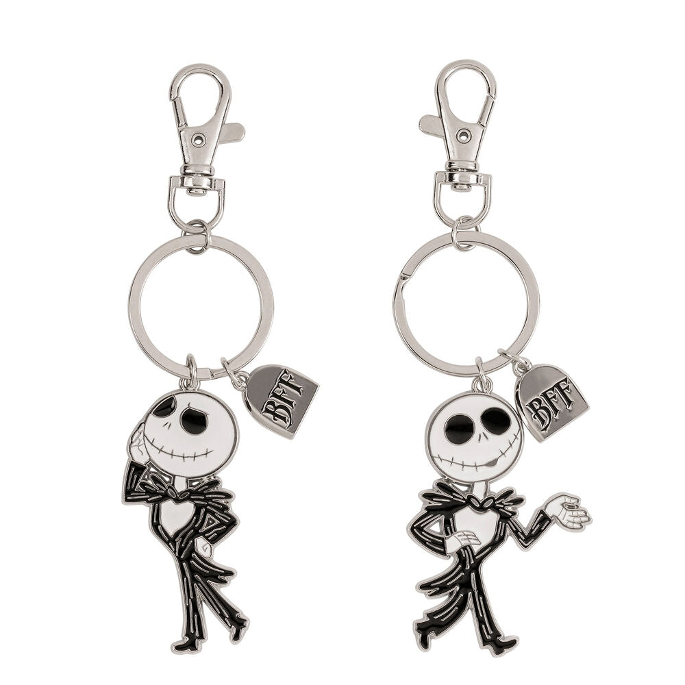 Nightmare Before Christmas Skellington Nyckelring Set om 2