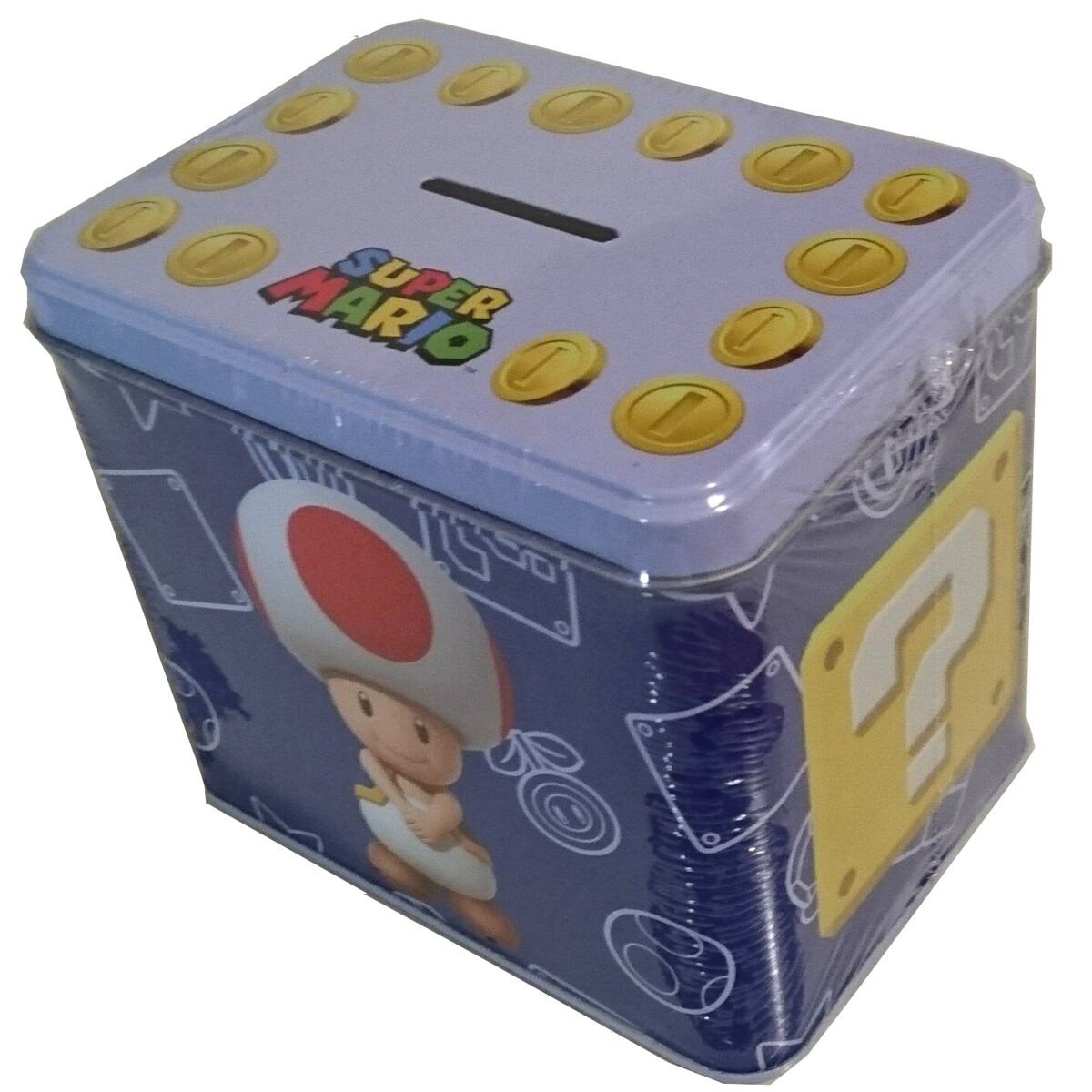 Nintendo Super Mario Bros Toad mugg + pengar box