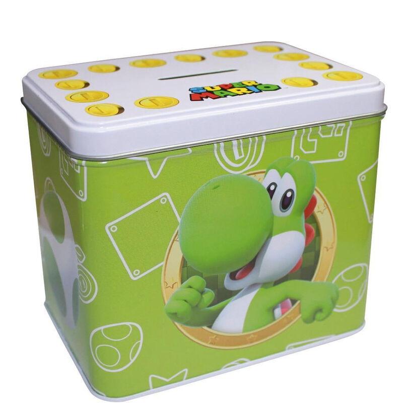 Nintendo Super Mario Bros Yoshi mugg + pengar box set