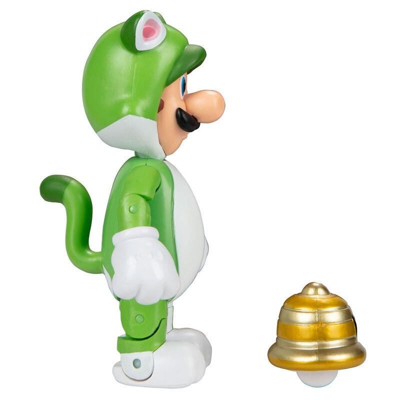 Nintendo Super Mario Katt Luigi figur 10cm