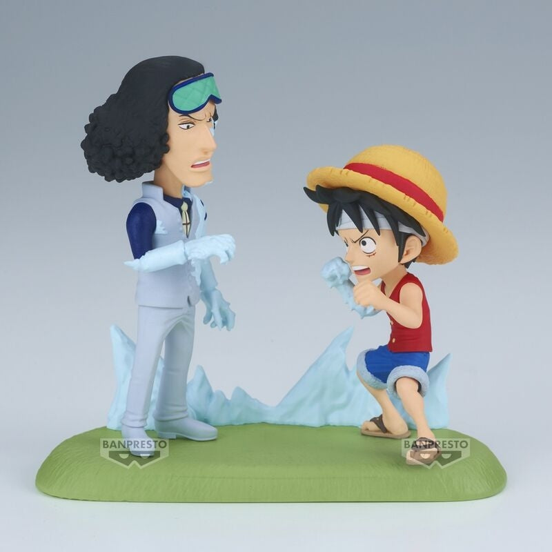 One Piece Collectible Figur Monkey D. Luffy vs Kuzan 9 cm