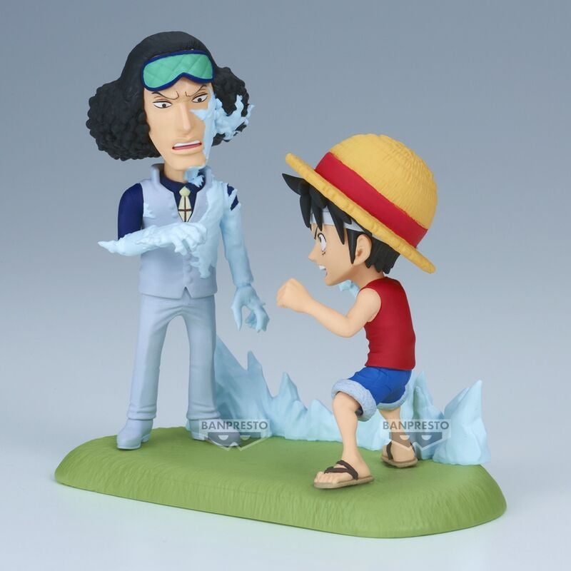 One Piece Collectible Figur Monkey D. Luffy vs Kuzan 9 cm