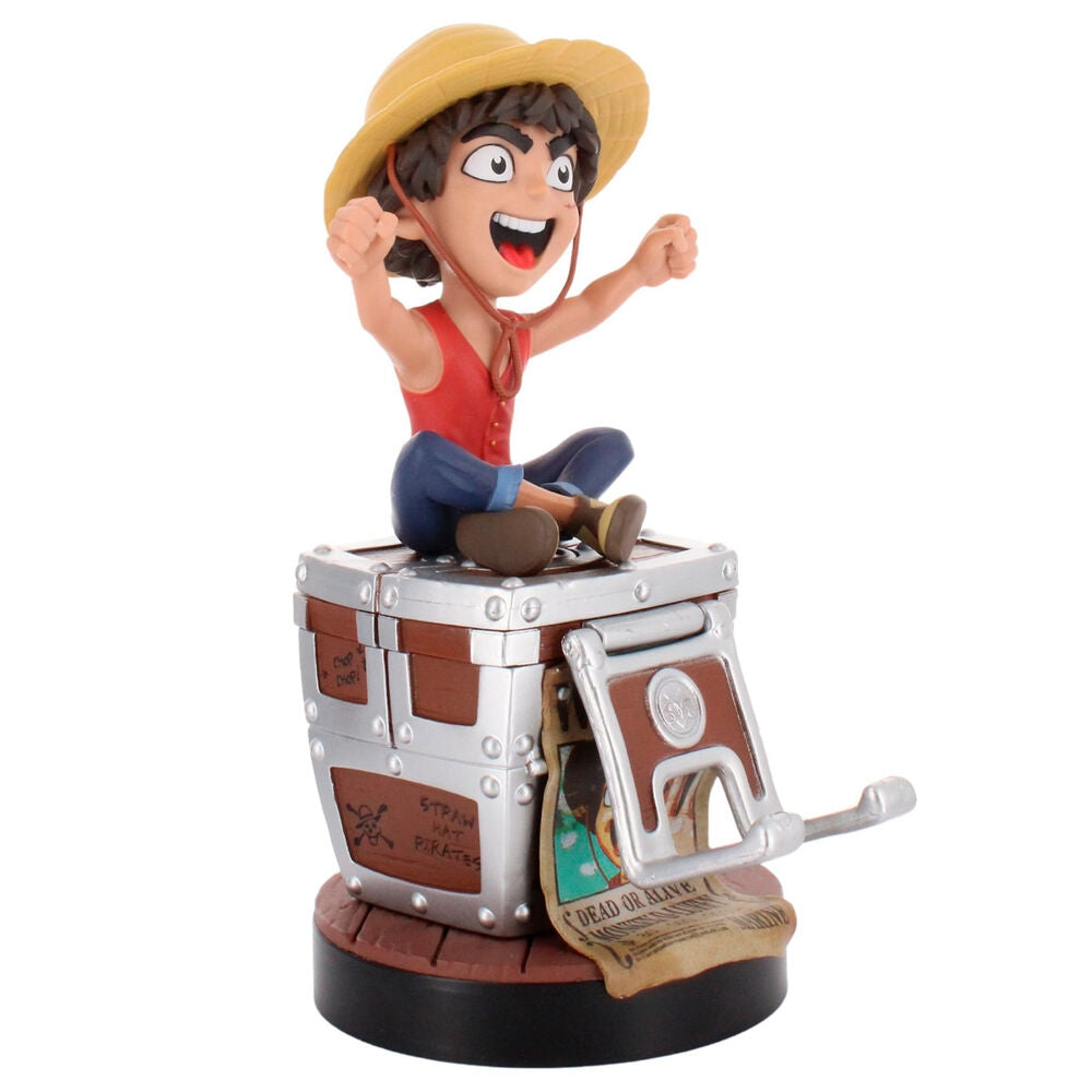 One Piece Luffy Wanted Poster Display Stand, 20 cm Cable Guy