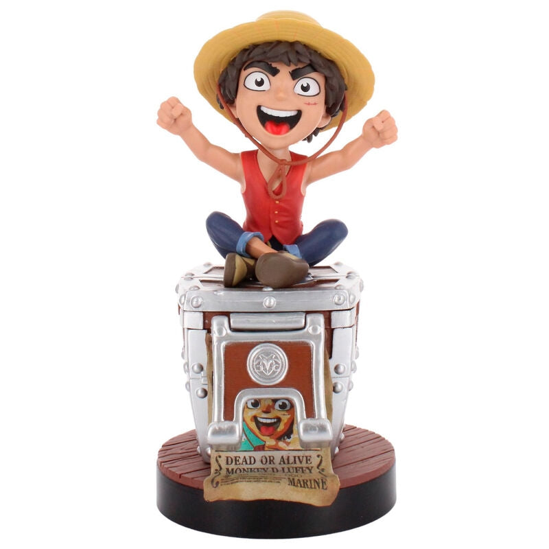 One Piece Luffy Wanted Poster Display Stand, 20 cm Cable Guy