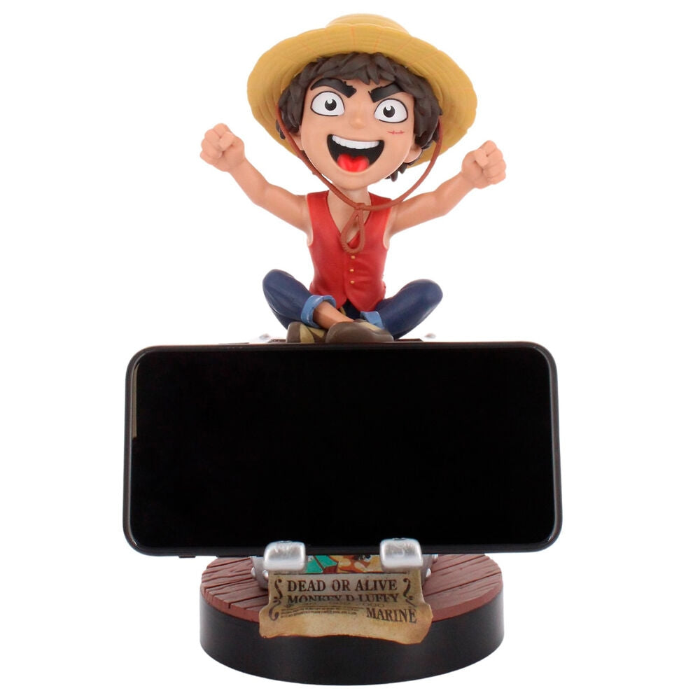 One Piece Luffy Wanted Poster Display Stand, 20 cm Cable Guy
