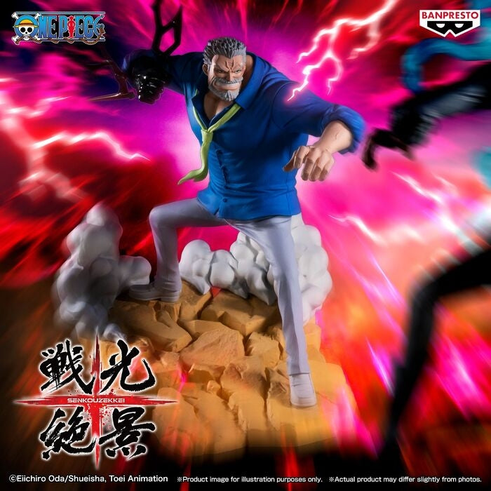 One Piece Monkey D. Garp figur, 19 cm samlarleksak