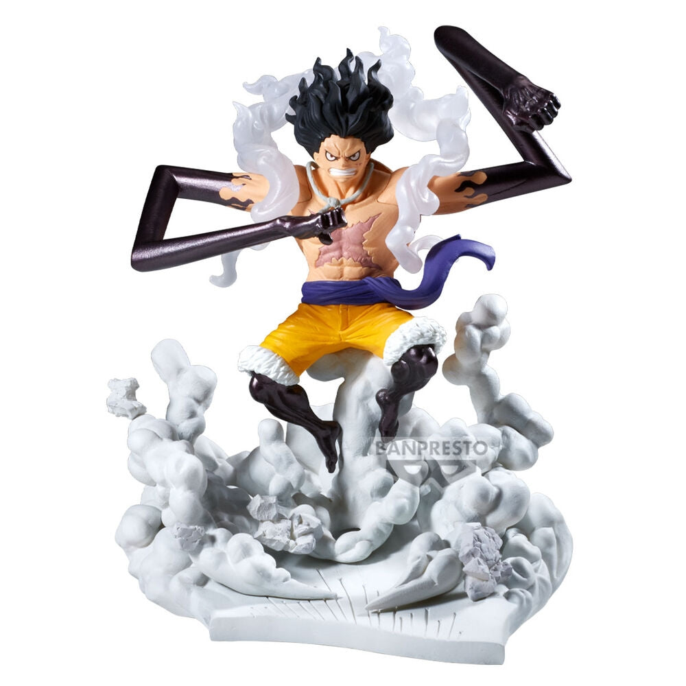 One Piece Monkey D. Luffy Gear 4 Senkokkei-figur, 15 cm
