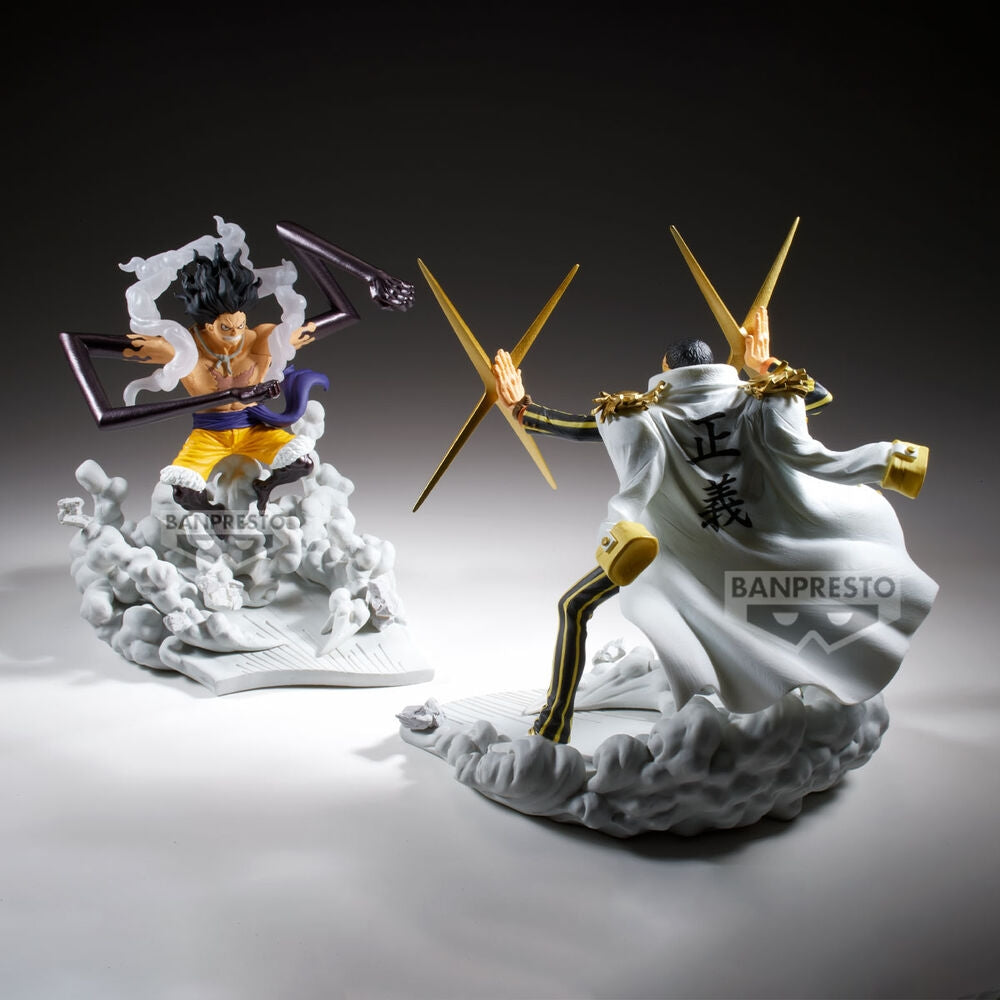 One Piece Monkey D. Luffy Gear 4 Senkokkei-figur, 15 cm