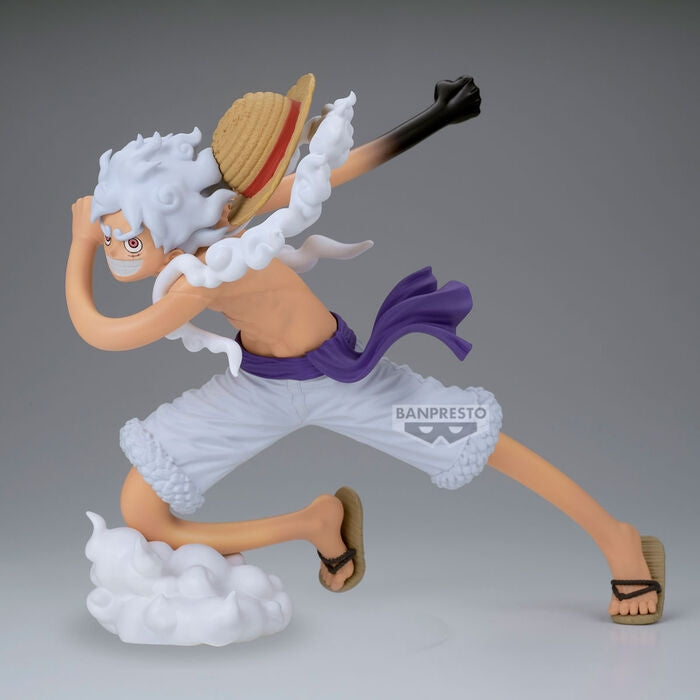 One Piece Monkey D. Luffy Gear 5 Grandista figur, 22cm