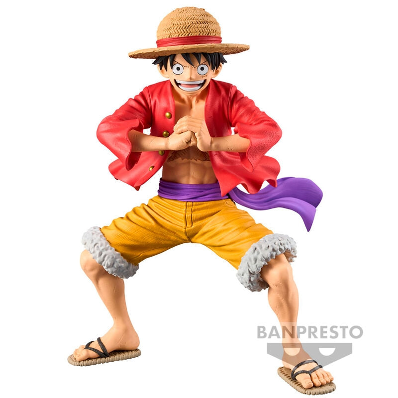One Piece Monkey D. Luffy Grandista figur, 21 cm samlarobjekt