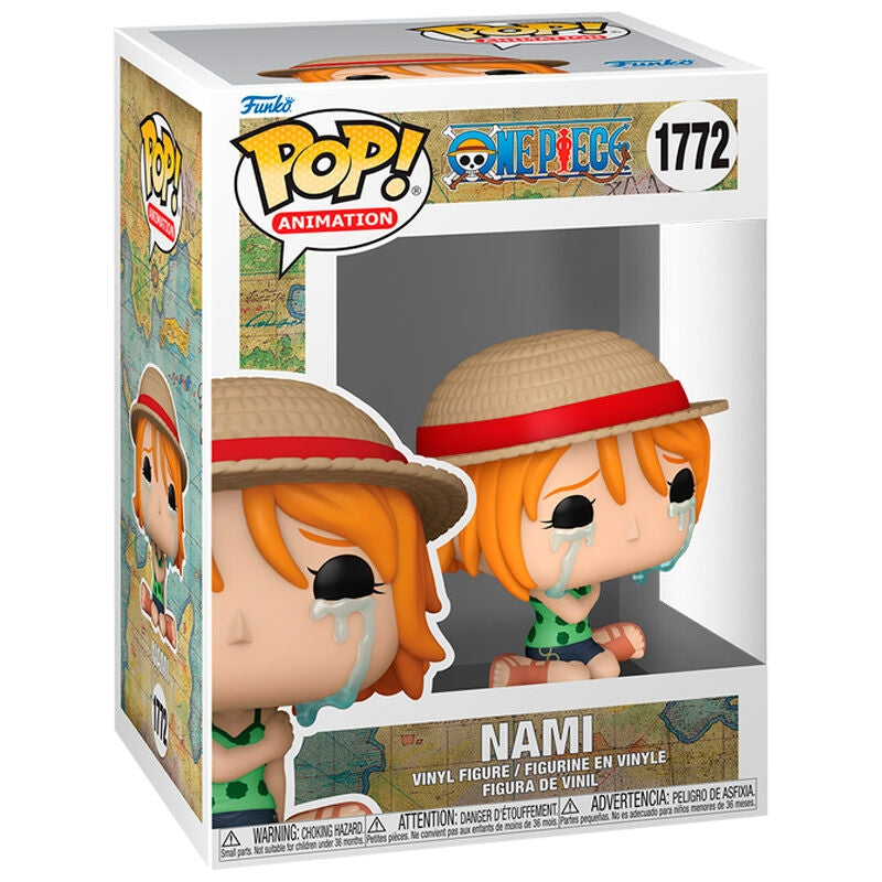 One Piece Nami Figur - Samlarbar Anime-leksak, 7 tum hög