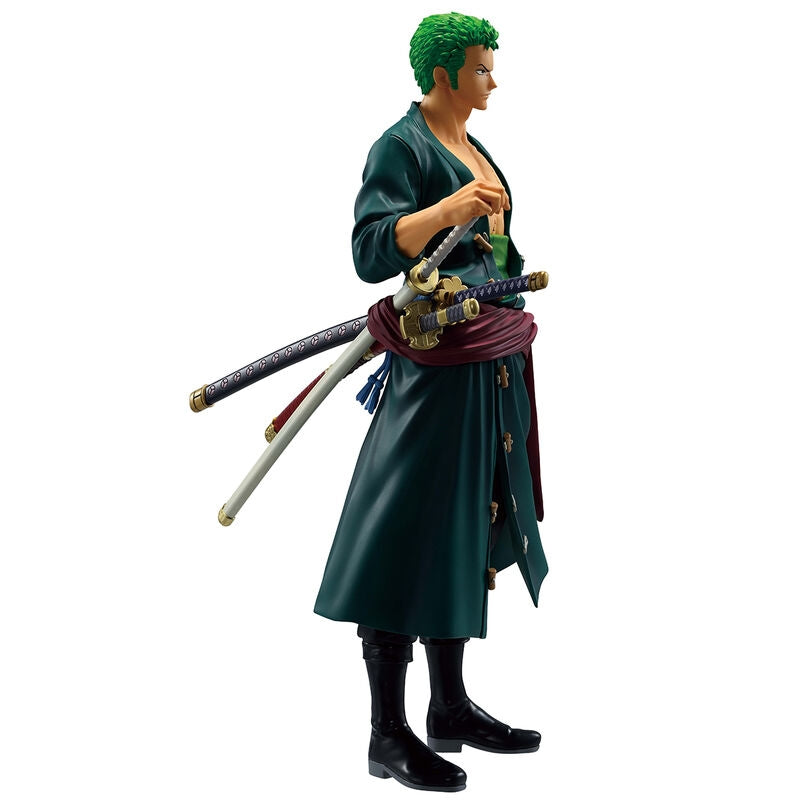 One Piece Roronoa Zoro Figur, 25 cm, Ichibansho samlarobjekt