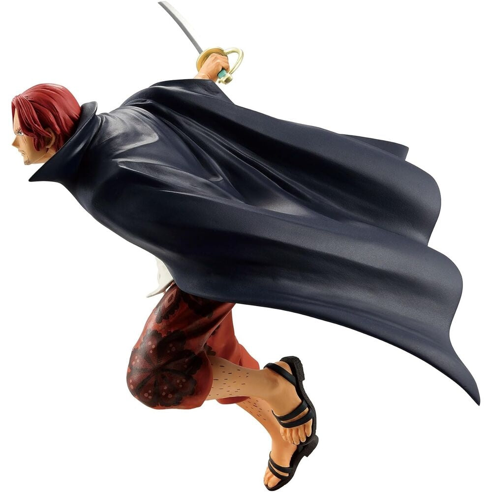 One Piece Shanks Battle Record Figur, 17 cm samlarobjekt