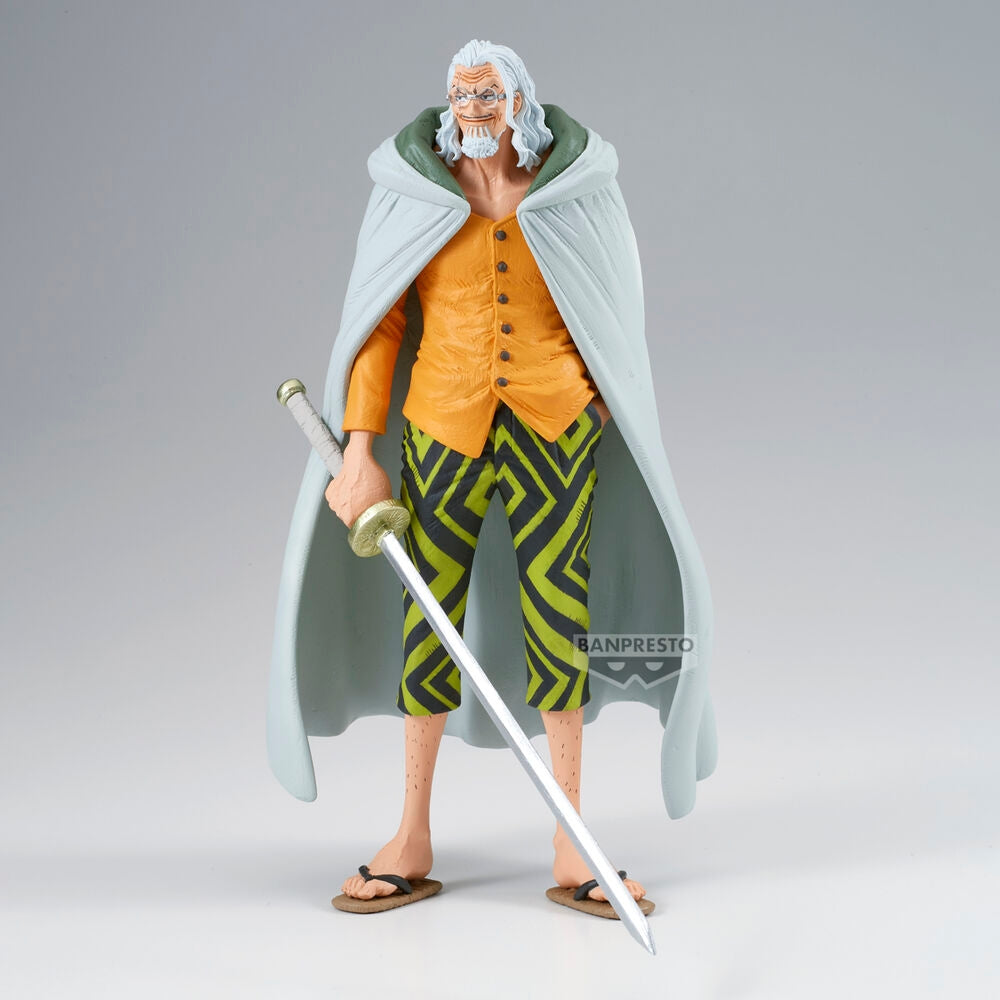 One Piece Silvers Rayleigh-figur, 23 cm samlarstaty