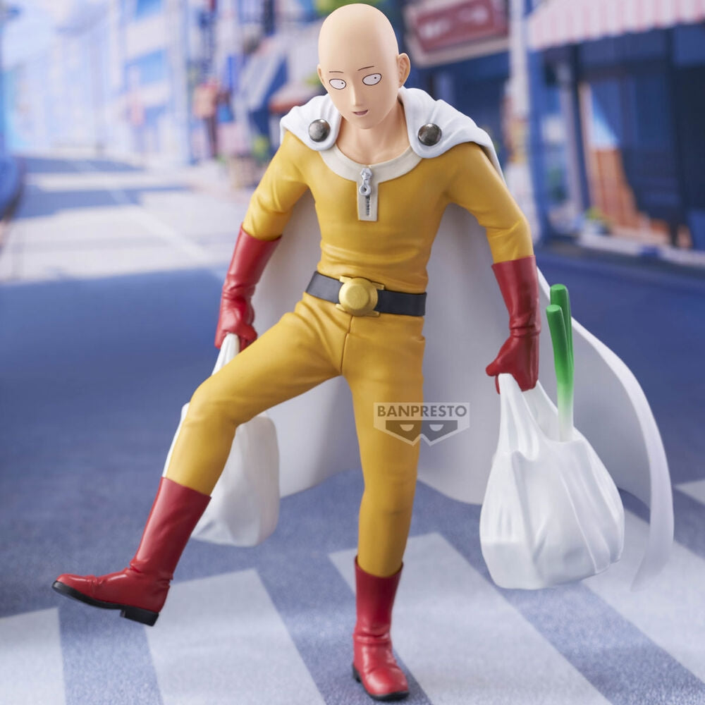 One Punch Man Saitama Action Figur 20 cm, samlarleksak