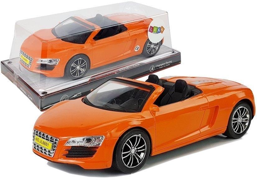 Orange Pull-Back Cabriolet Leksaksbil - Skala 1:18