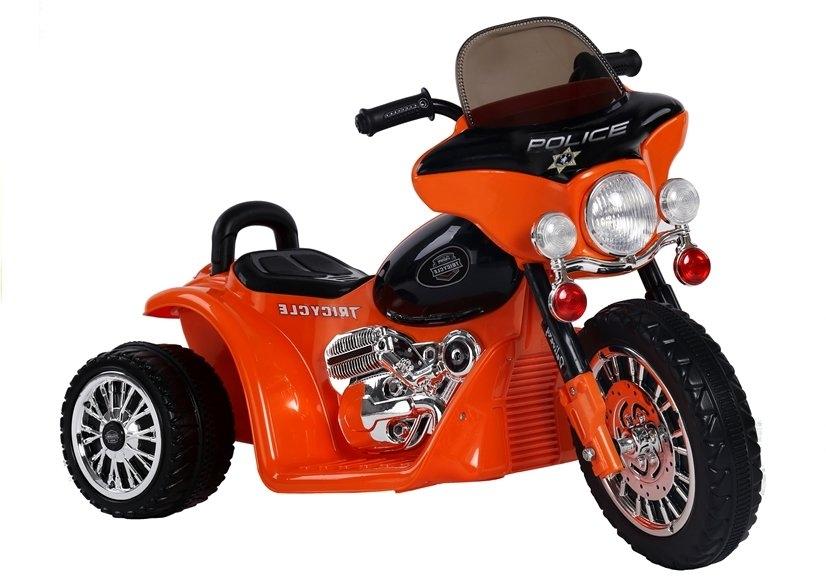 Orange elektrisk åkmotorcykel JT568 för barn 3+