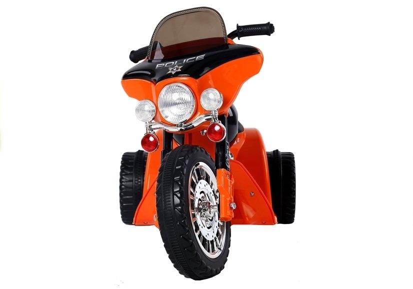 Orange elektrisk åkmotorcykel JT568 för barn 3+