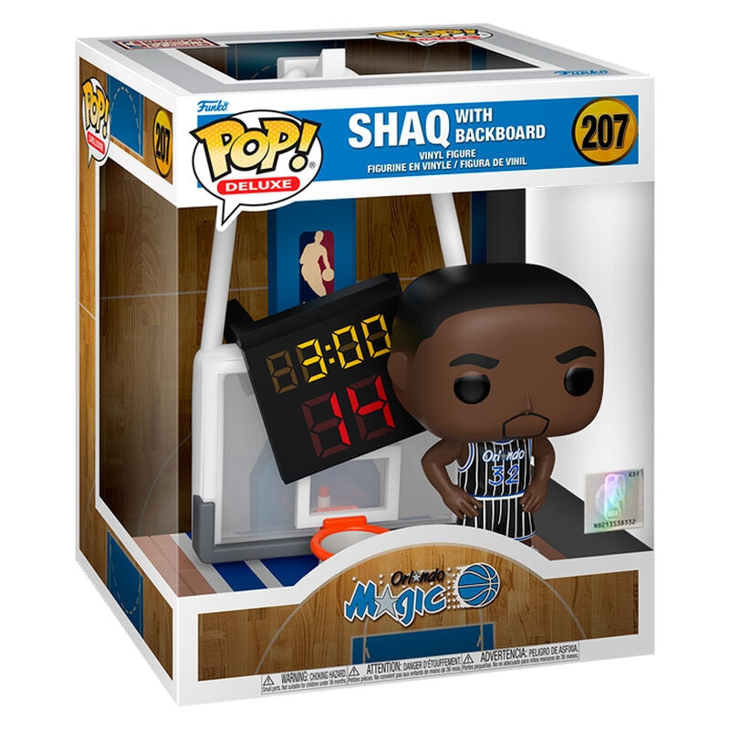 Orlando Magic Shaquille O'Neal Figur med Backboard, Deluxe Edition