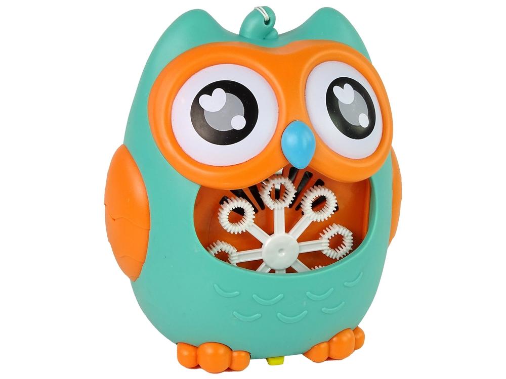 Owl Bubble Machine: Mintfarge, lydeffekter, uendelig moro!