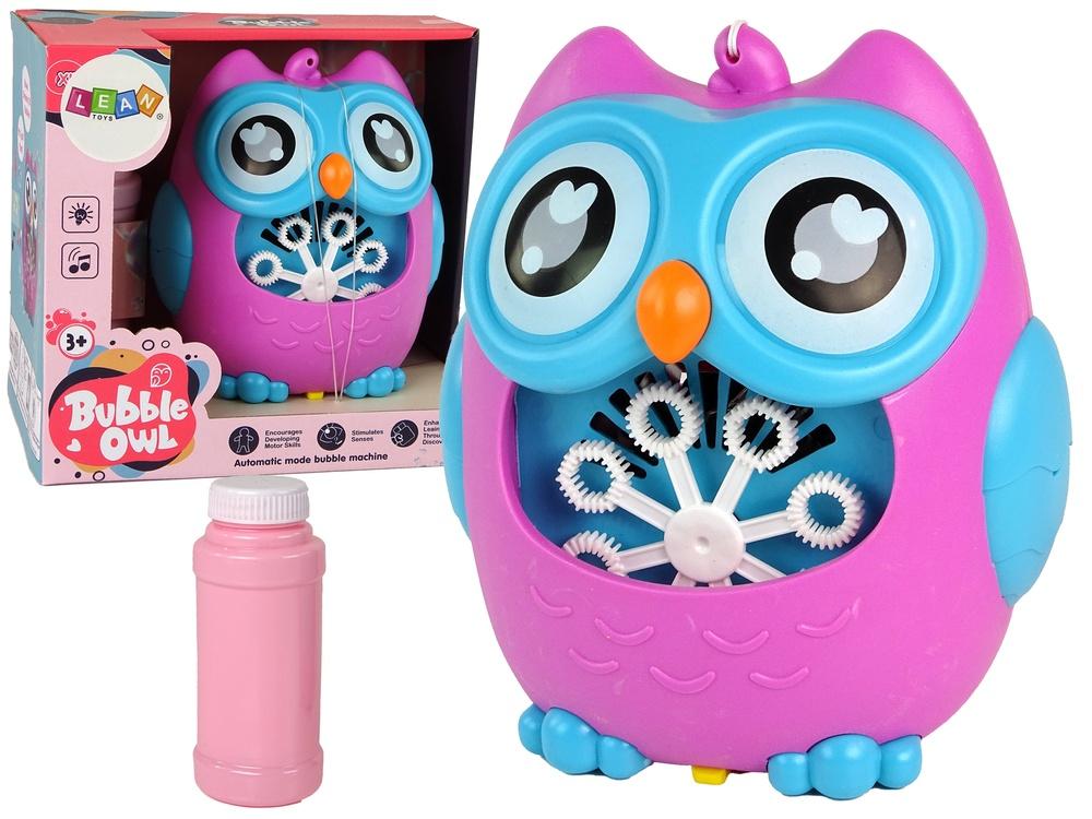 Owl Bubble Machine: Rosa, ljudförbättrad kul för alla åldrar