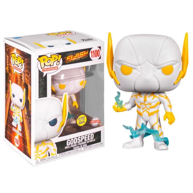 POP-figur DC Comics Flash Godspeed Glow in the Dark Exklusiv