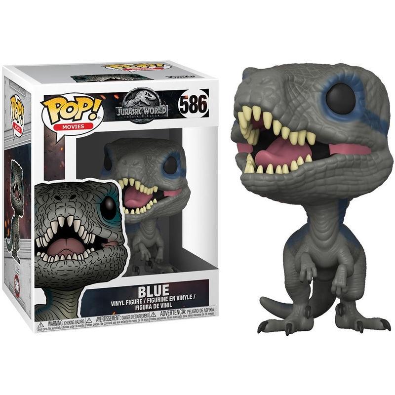 POP-figur Jurassic World Fallen Kingdom Blå Ny Pose