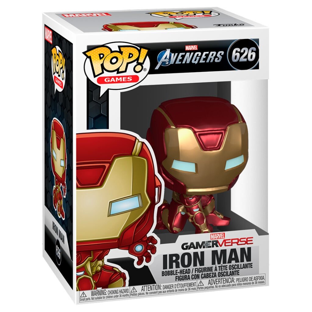 POP-figur Marvel Avengers Spel Iron Man Stark Tech Suit