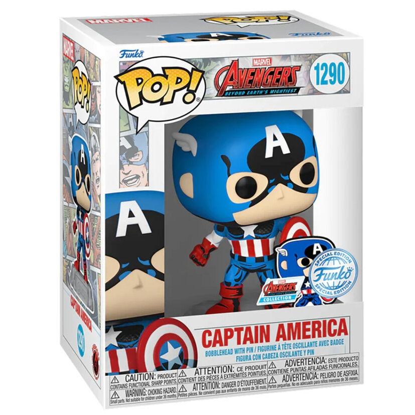 POP-figur Marvel Los Vengadores Avengers Captain America Exklusiv