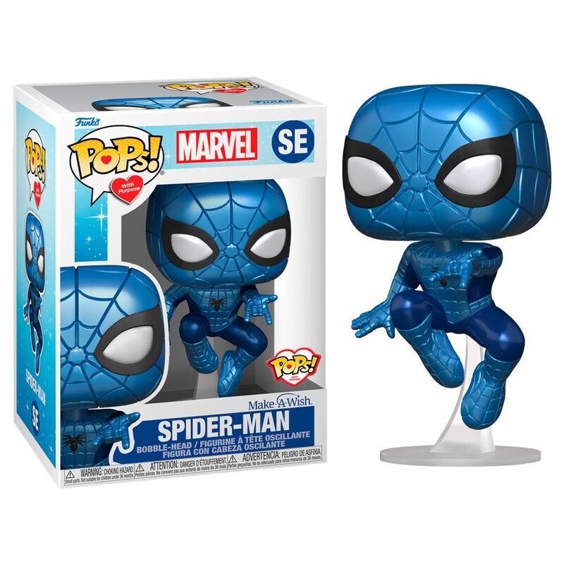 POP-figur Marvel Make a Wish Spiderman Metallic