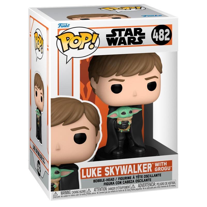 POP-figur Star Wars Mandalorian Luke med barn