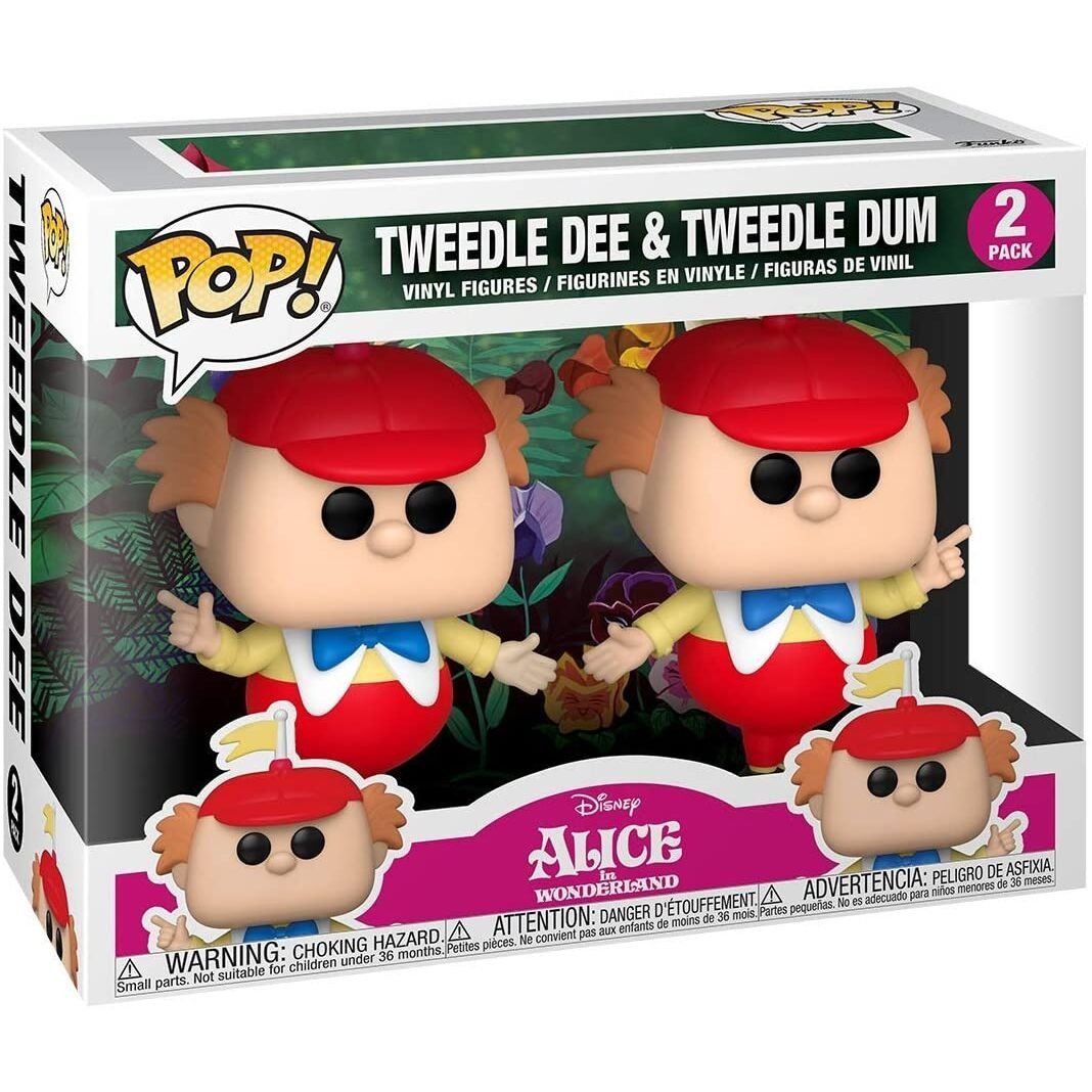 POP pack 2 figurer Disney Alice i Underlandet 70th Tweedle Dee och Dum