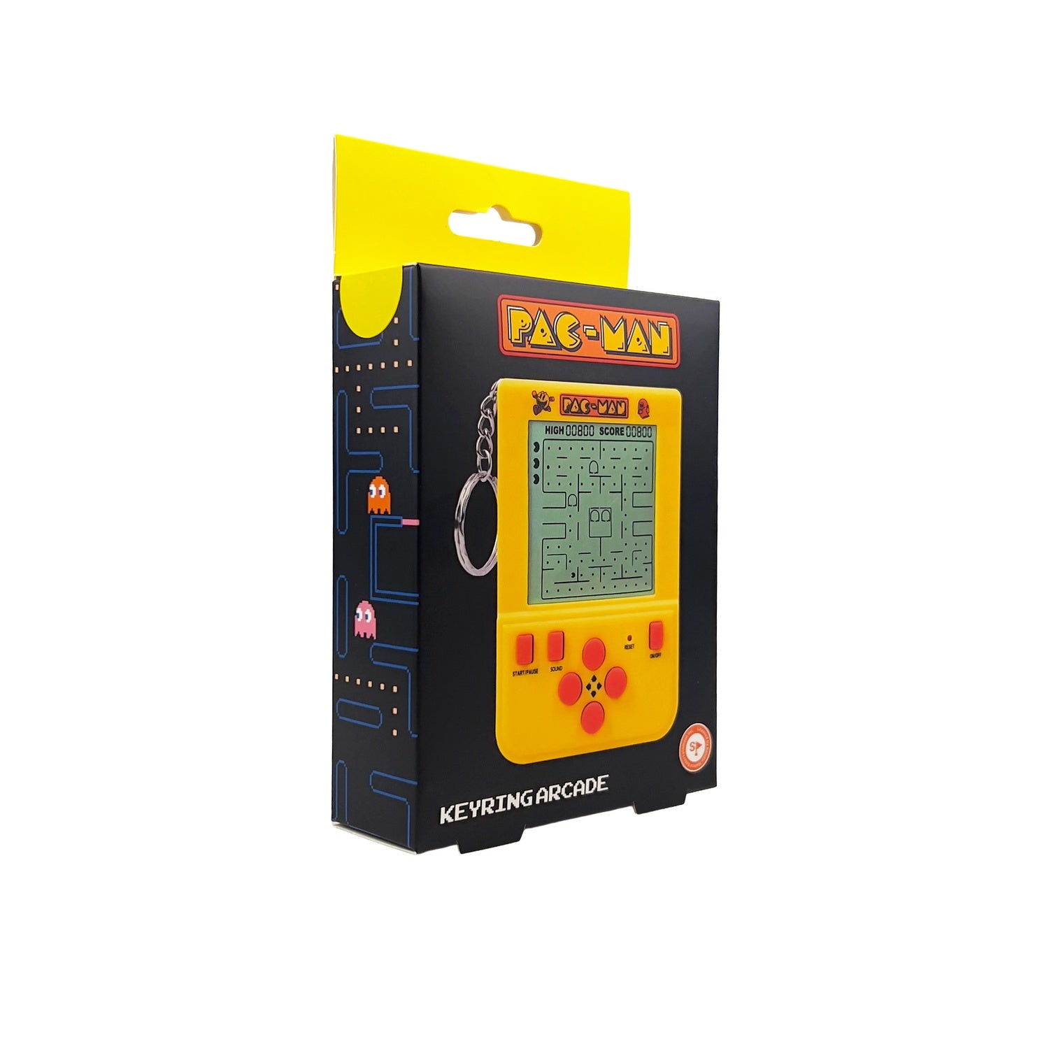 Pac-Man arkadnyckelring med autentiska ljud