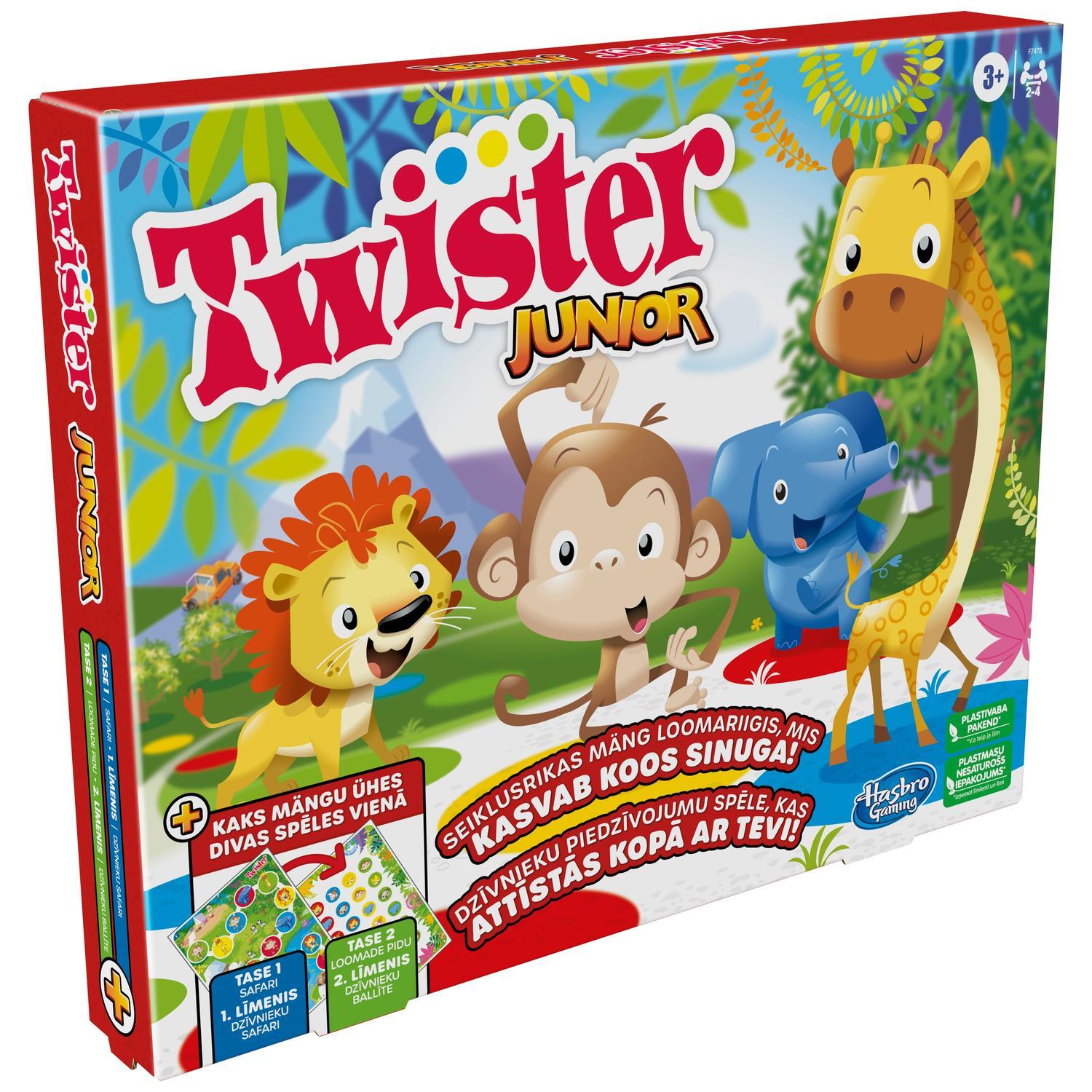 Party Game Twister Junior (på latvisk og estisk)