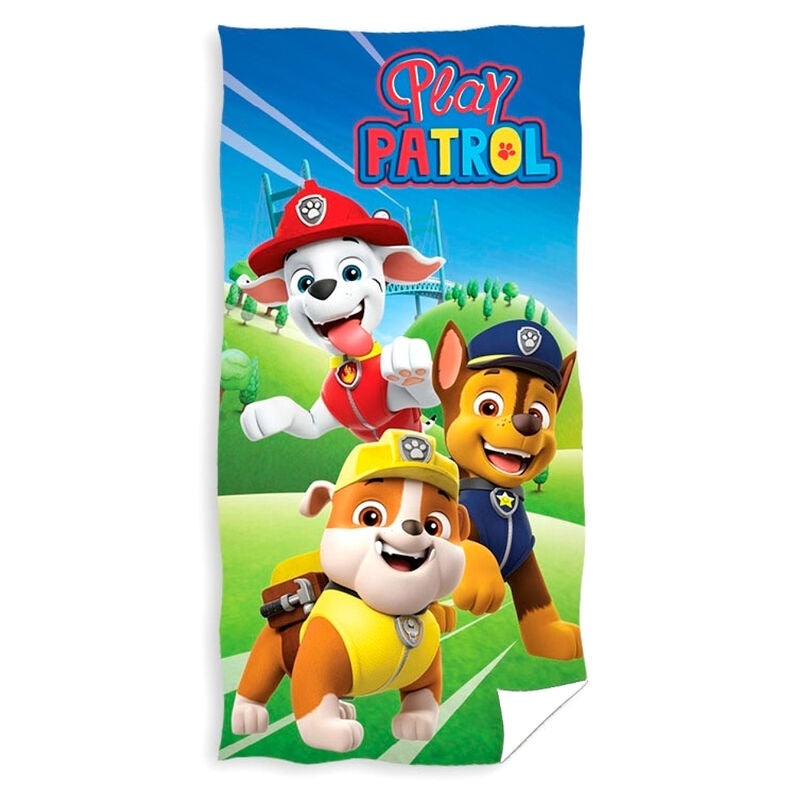 Paw Patrol Cotton Beach Handduk för barn, Snabbtorkande, Mjuk