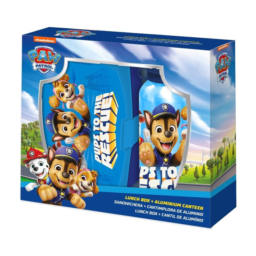 Paw Patrol Lunchbox och vattenflaska i aluminium