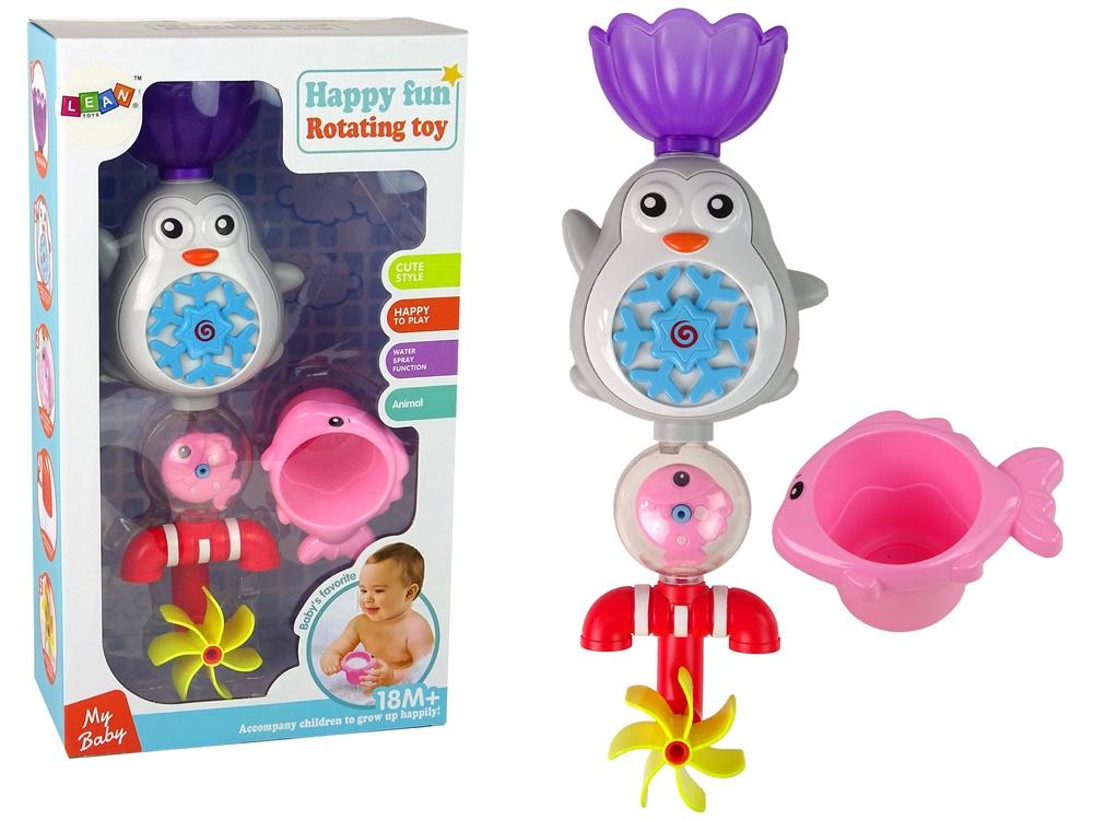 Penguin Bath Toy: Spinning Fun & Water Effects for Kids