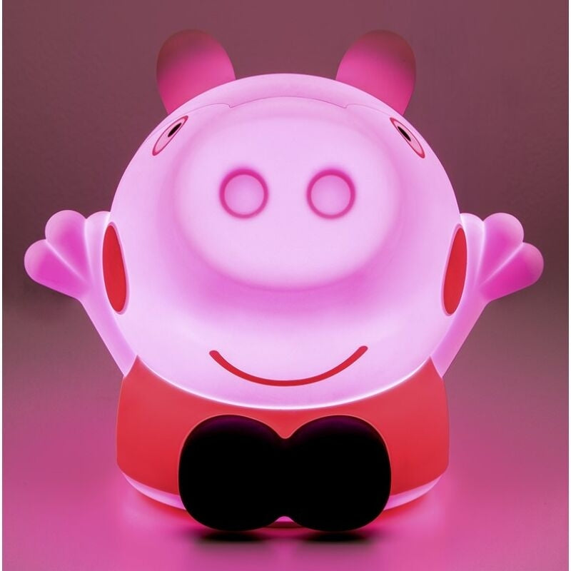 Peppa Pig 3D-lampa, storlek 14 cm, perfekt för inredning av barnrum