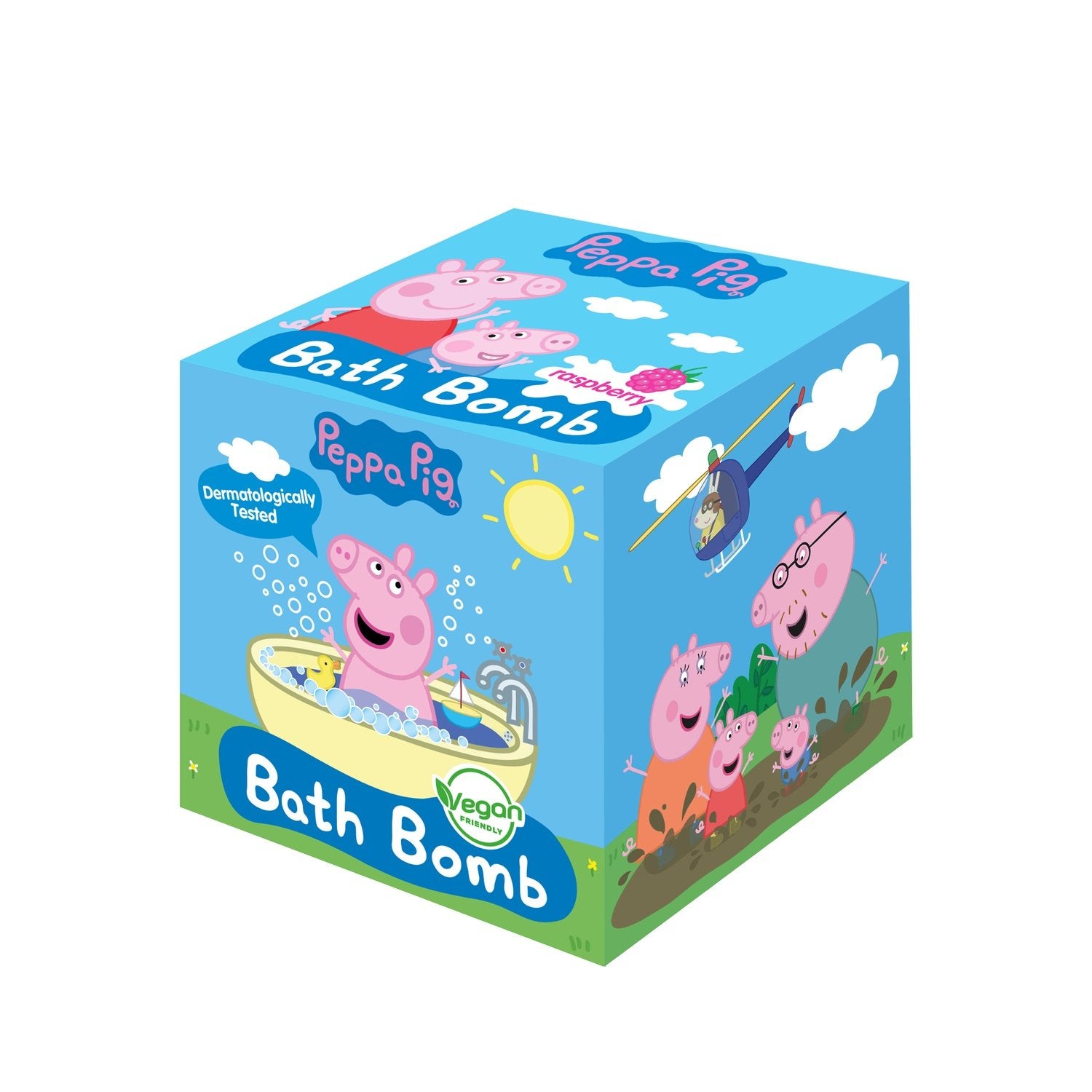 Peppa Pig Fizzy Bath Bath Bomb 165G, Bringebær