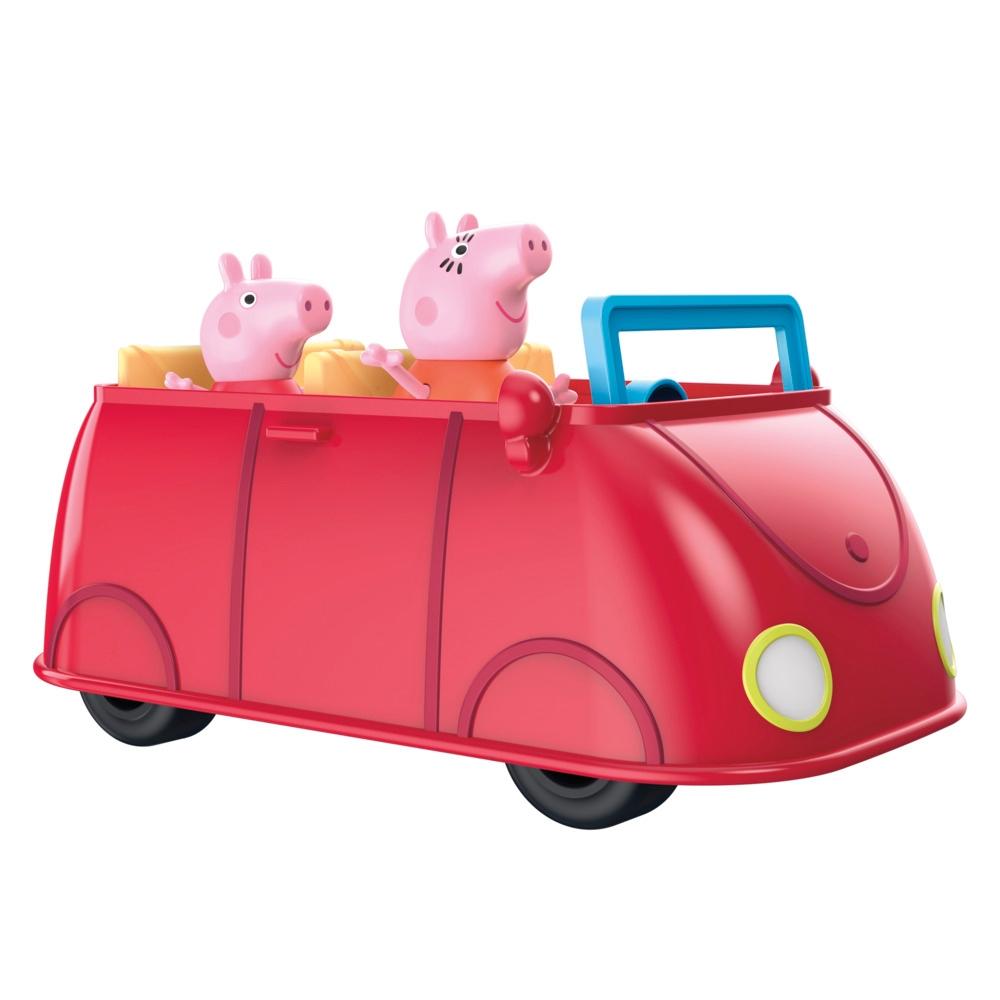 Peppa Pig Lekesett Rød Familiebil