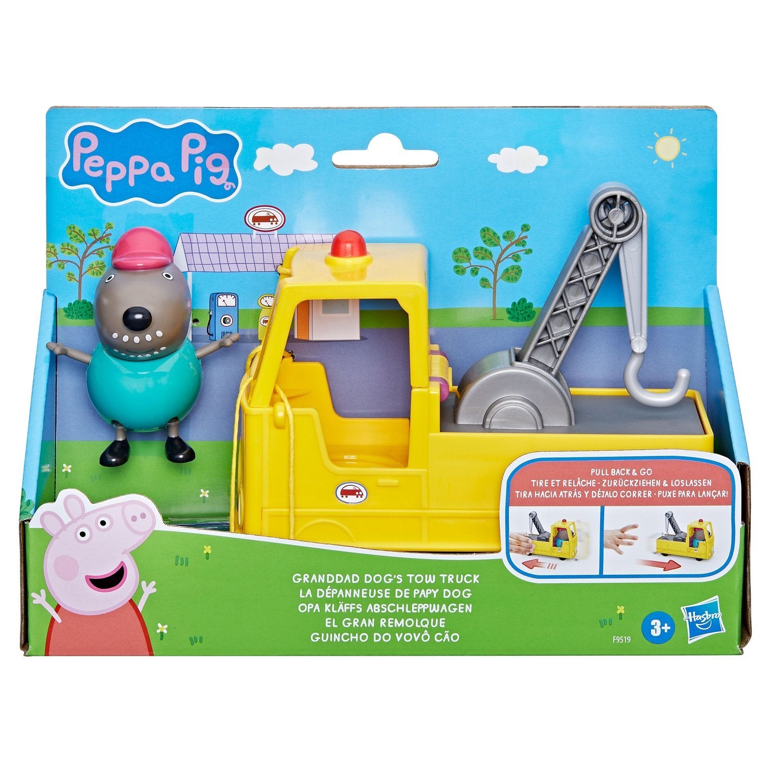 Peppa Pig lekesett Granddad Dogs Tow Truck