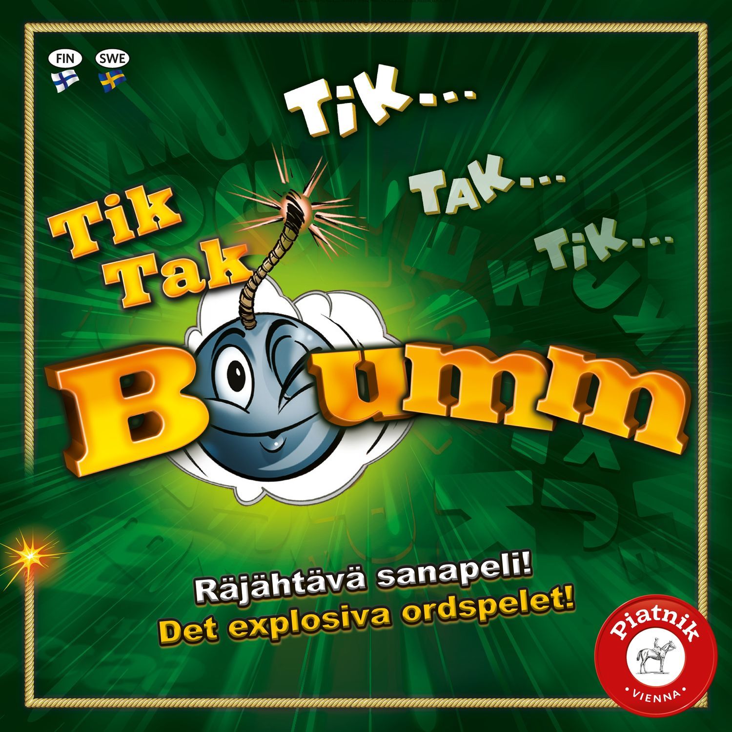 Piatnik Brädspel Tik Tak Bumm (på finska och svenska)