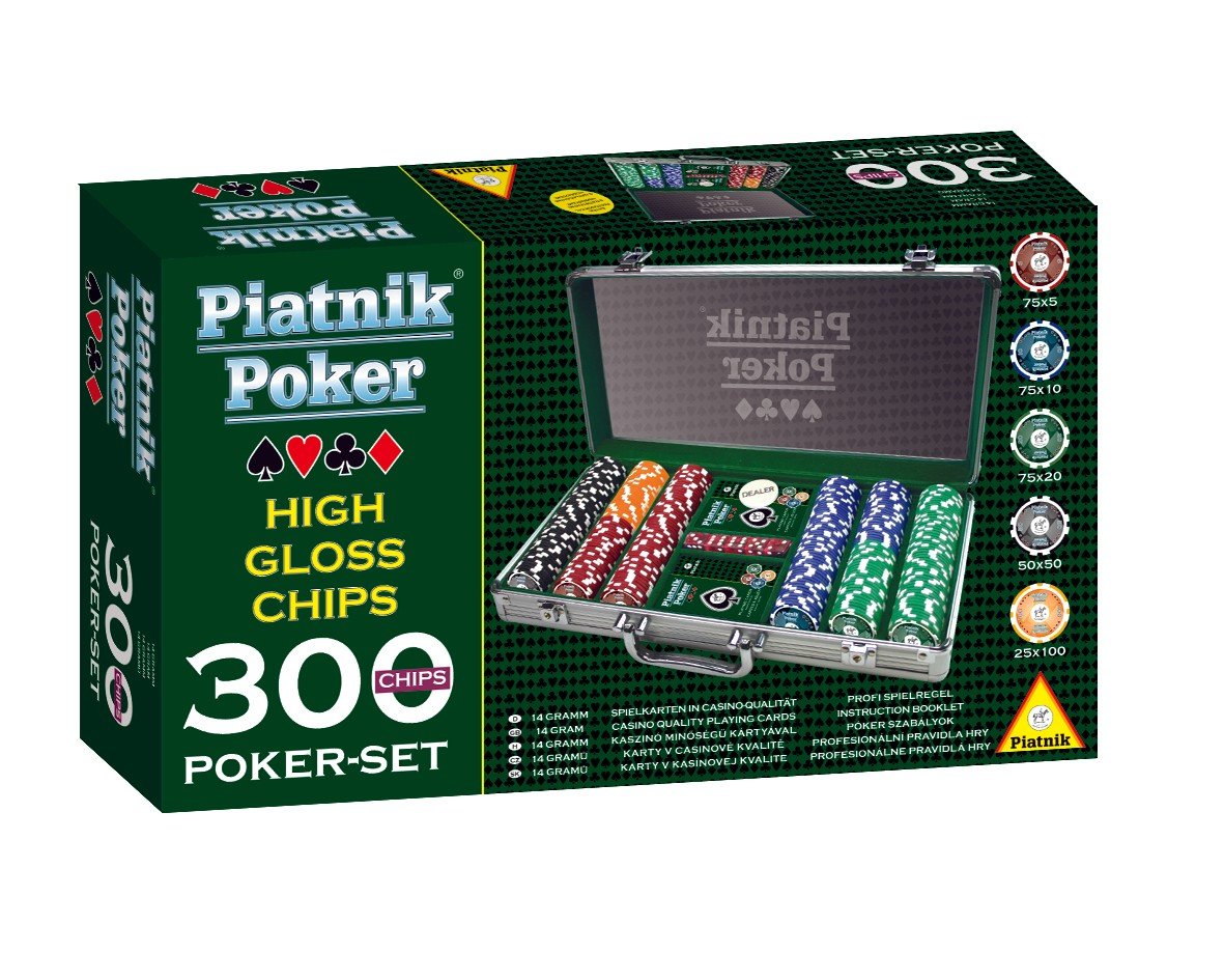 Piatnik poker sæt 300 chips