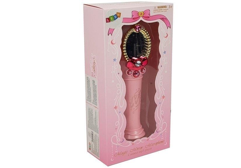 Pink Magic Mirror Mic med USB-ljus- och ljudeffekter