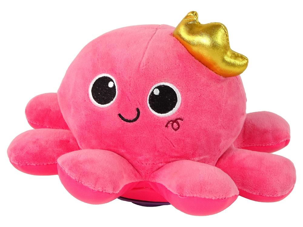 Pink Octopus Toy: Lys, lyder, bevegelser og hygge!