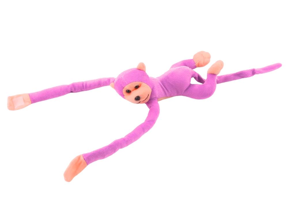 Pink Plush Monkey Mascot med ljud, 60cm - Kram & Lek!