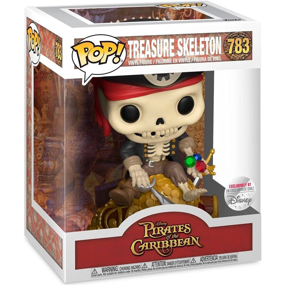 Pirate Skeleton Treasure Figure, exklusiv samlarobjekt