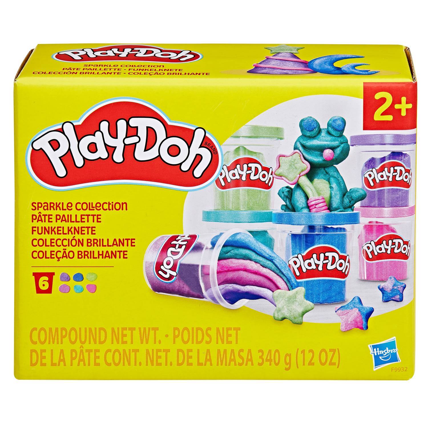 Play-Doh Compound Sparkle Collection 6 st