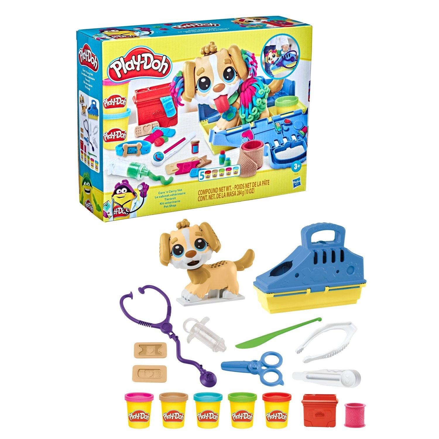 Play-Doh Lekesett Care N Carry Vet