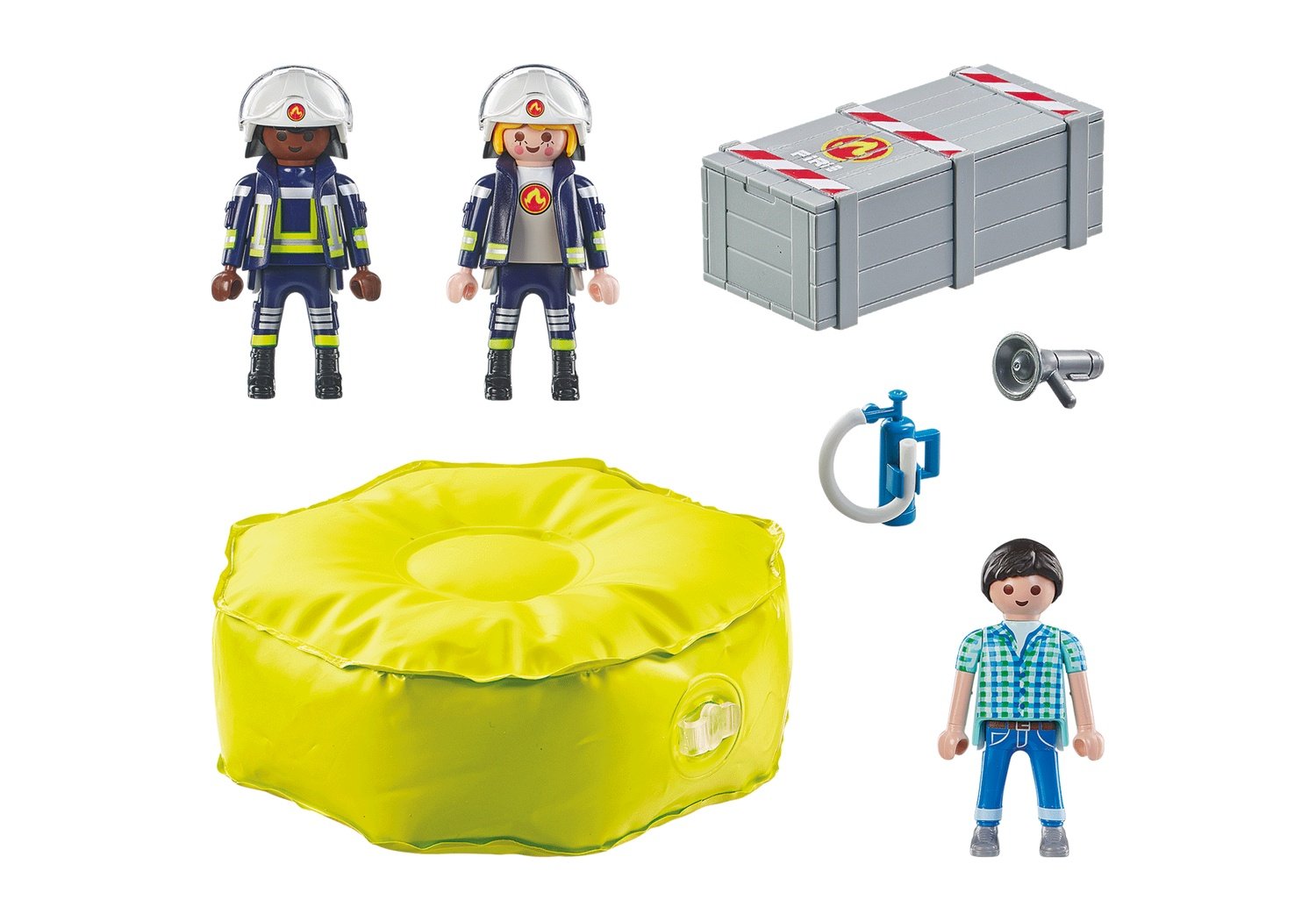 Playmobil Action Heroes Firefighter med luftpute 71465